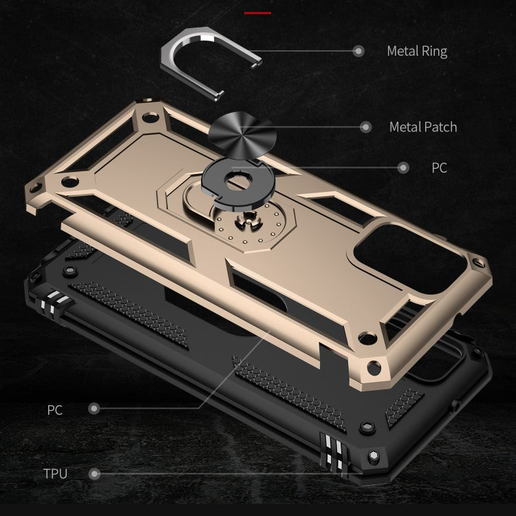 For Samsung Galaxy A03s US Version Shockproof TPU + PC Phone Case with Holder