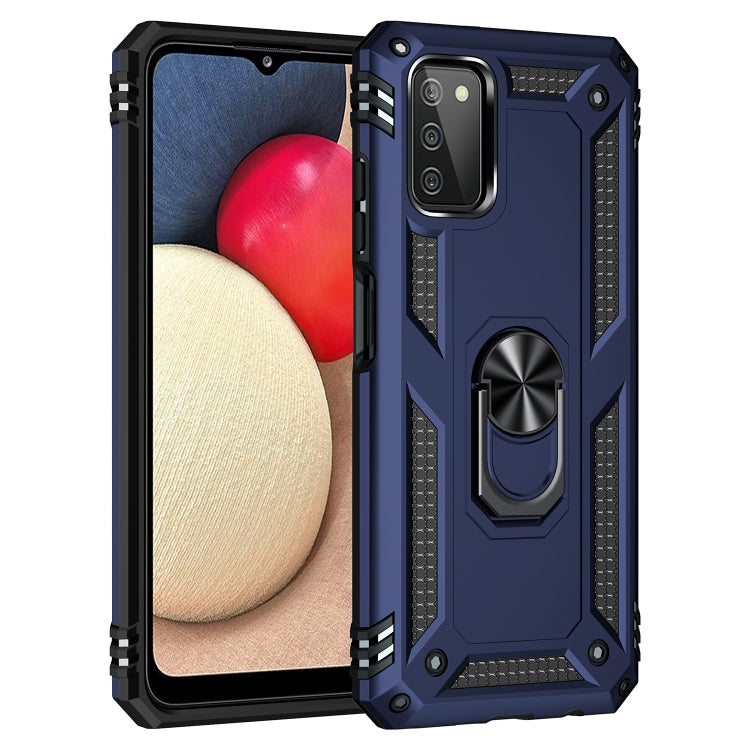 For Samsung Galaxy A03s US Version Shockproof TPU + PC Phone Case with Holder