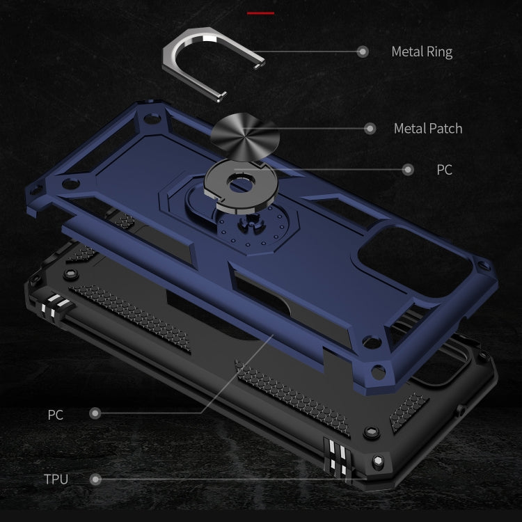 For Samsung Galaxy A03s US Version Shockproof TPU + PC Phone Case with Holder