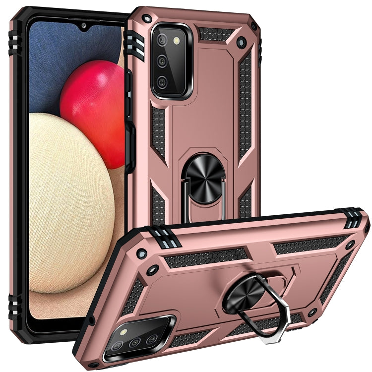 For Samsung Galaxy A03s US Version Shockproof TPU + PC Phone Case with Holder