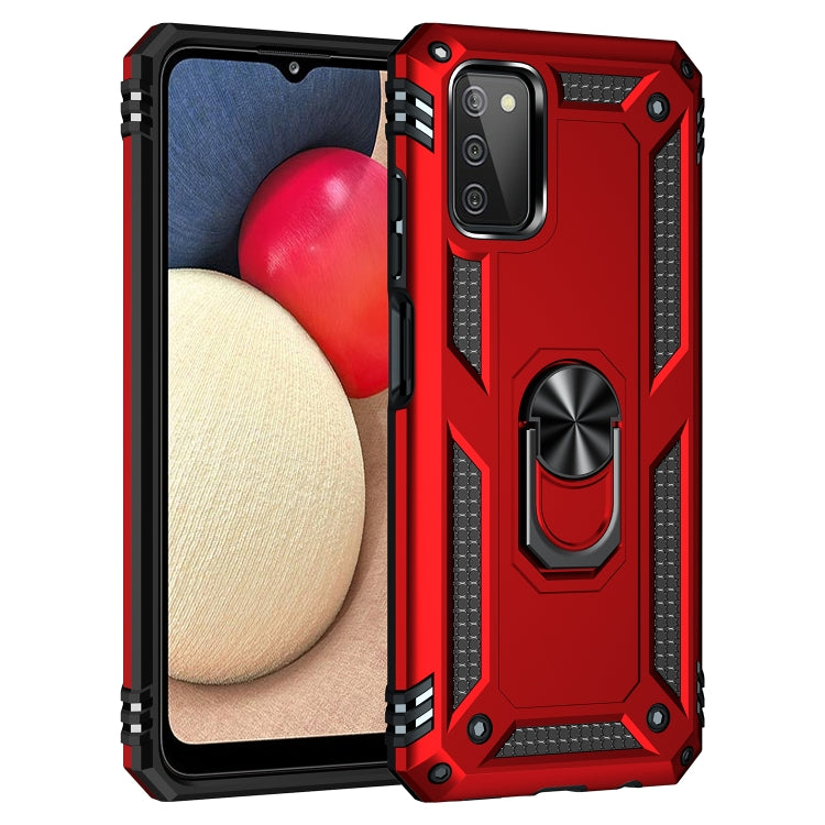 For Samsung Galaxy A03s US Version Shockproof TPU + PC Phone Case with Holder