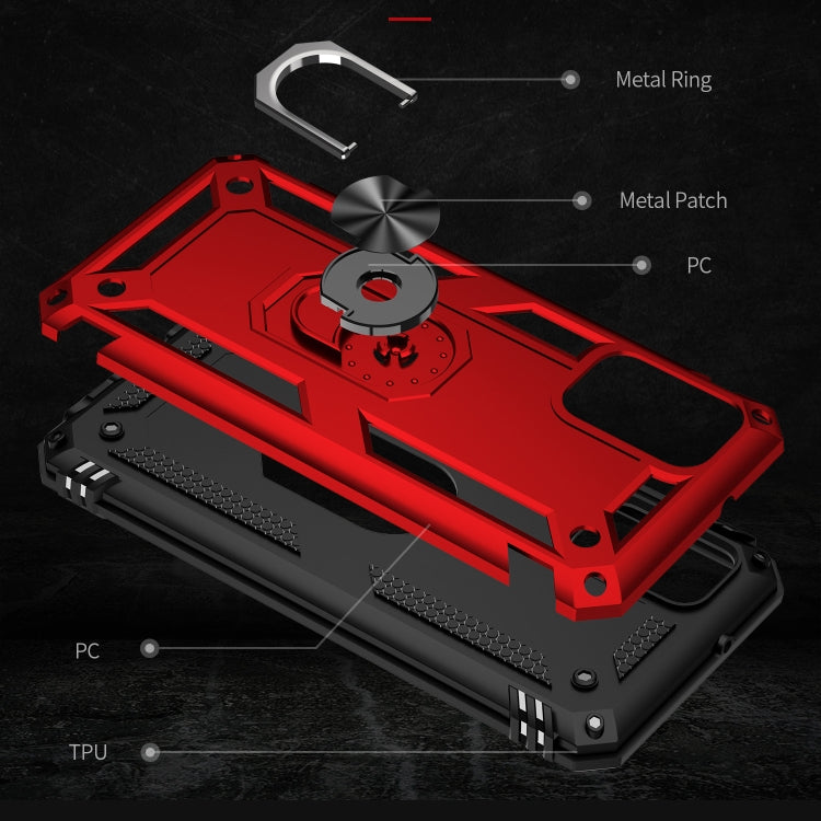 For Samsung Galaxy A03s US Version Shockproof TPU + PC Phone Case with Holder