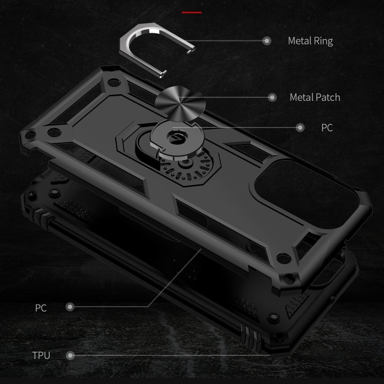 For Samsung Galaxy A23 Shockproof TPU + PC Phone Case with Holder