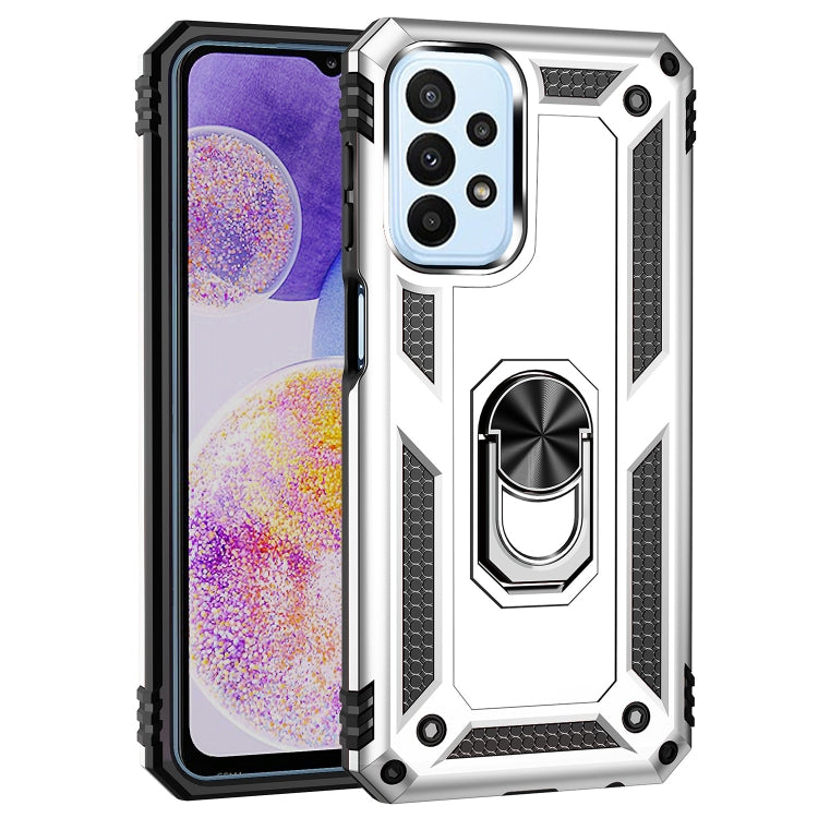 For Samsung Galaxy A23 Shockproof TPU + PC Phone Case with Holder