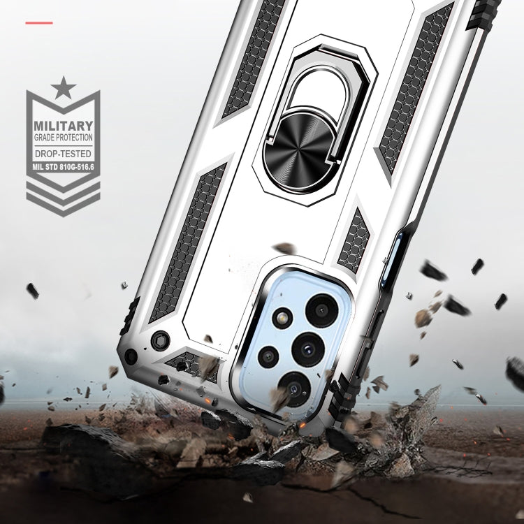 For Samsung Galaxy A23 Shockproof TPU + PC Phone Case with Holder