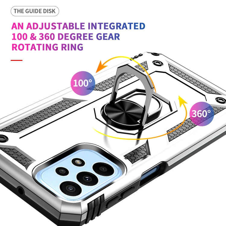 For Samsung Galaxy A23 Shockproof TPU + PC Phone Case with Holder