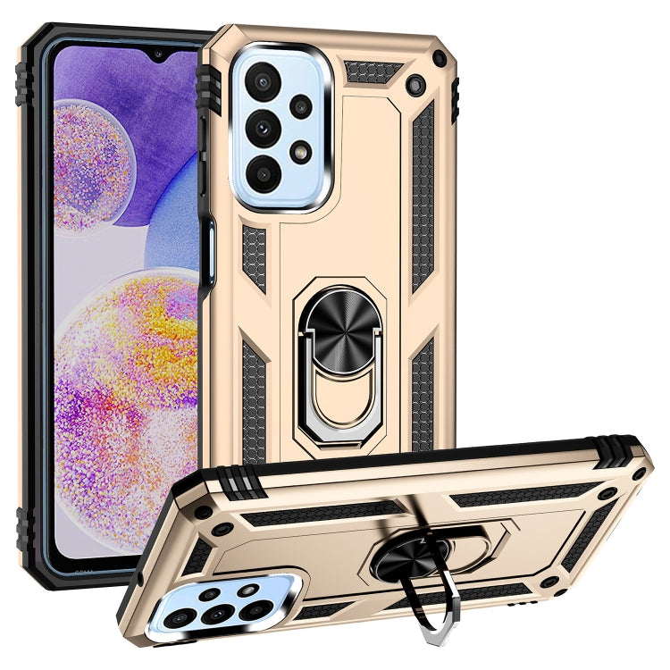 For Samsung Galaxy A23 Shockproof TPU + PC Phone Case with Holder