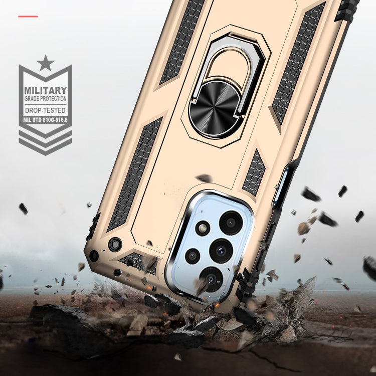 For Samsung Galaxy A23 Shockproof TPU + PC Phone Case with Holder