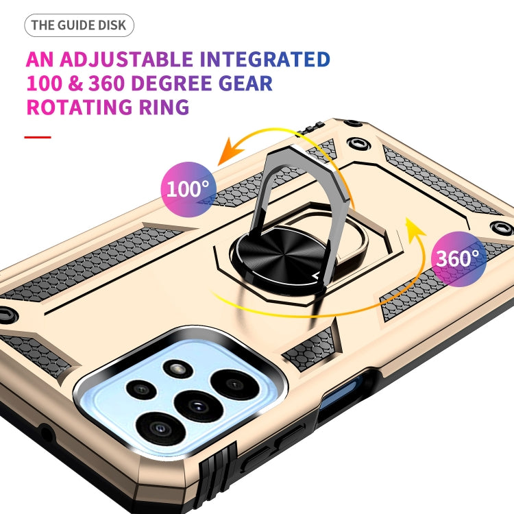 For Samsung Galaxy A23 Shockproof TPU + PC Phone Case with Holder