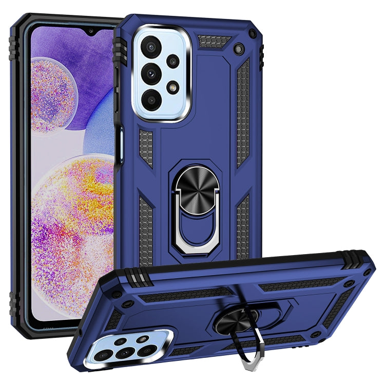 For Samsung Galaxy A23 Shockproof TPU + PC Phone Case with Holder