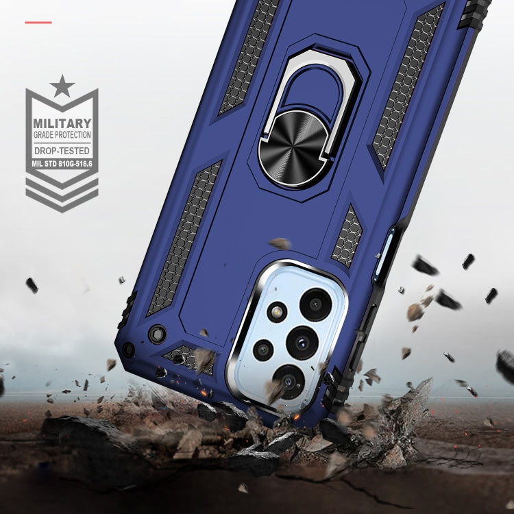 For Samsung Galaxy A23 Shockproof TPU + PC Phone Case with Holder