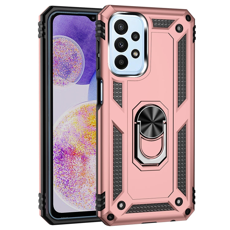 For Samsung Galaxy A23 Shockproof TPU + PC Phone Case with Holder