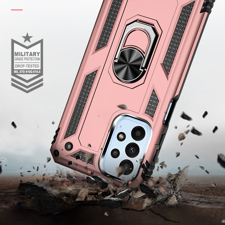 For Samsung Galaxy A23 Shockproof TPU + PC Phone Case with Holder