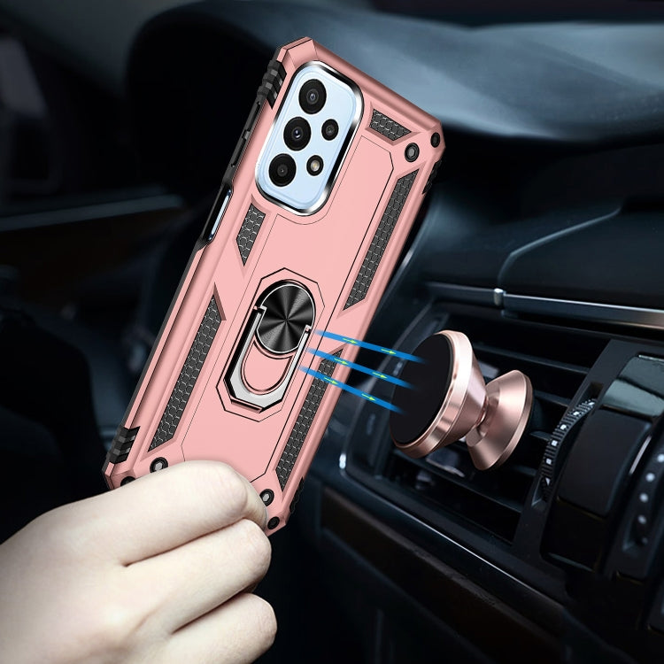 For Samsung Galaxy A23 Shockproof TPU + PC Phone Case with Holder