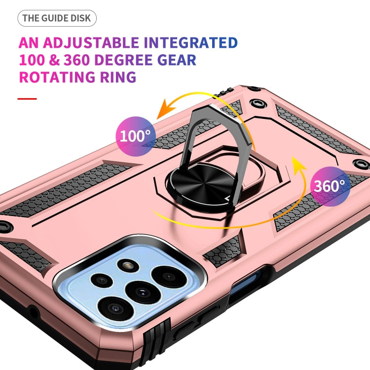 For Samsung Galaxy A23 Shockproof TPU + PC Phone Case with Holder