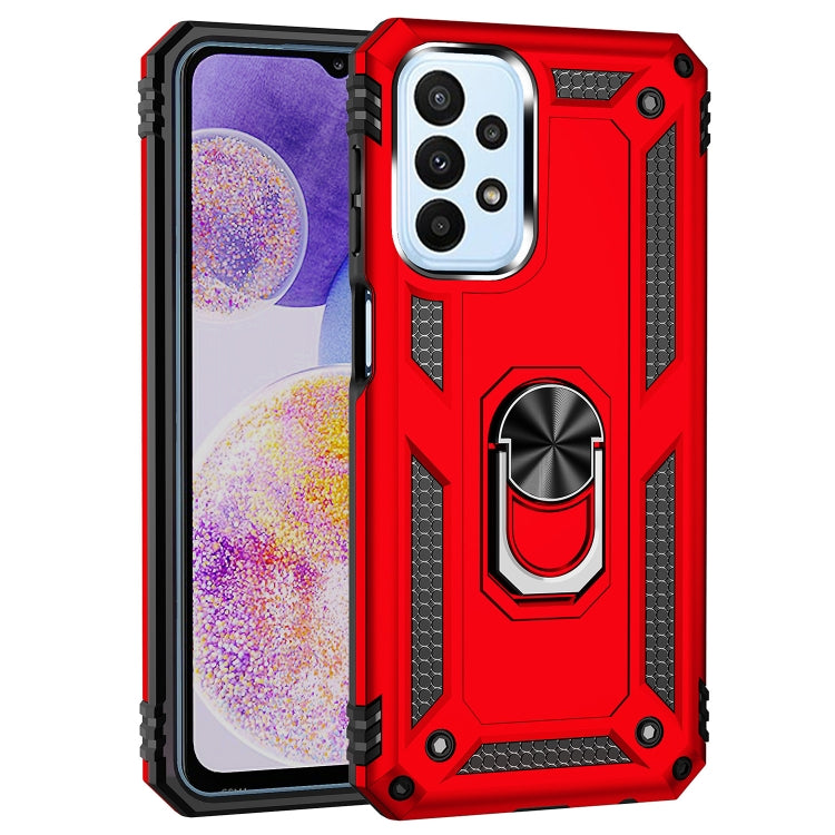 For Samsung Galaxy A23 Shockproof TPU + PC Phone Case with Holder