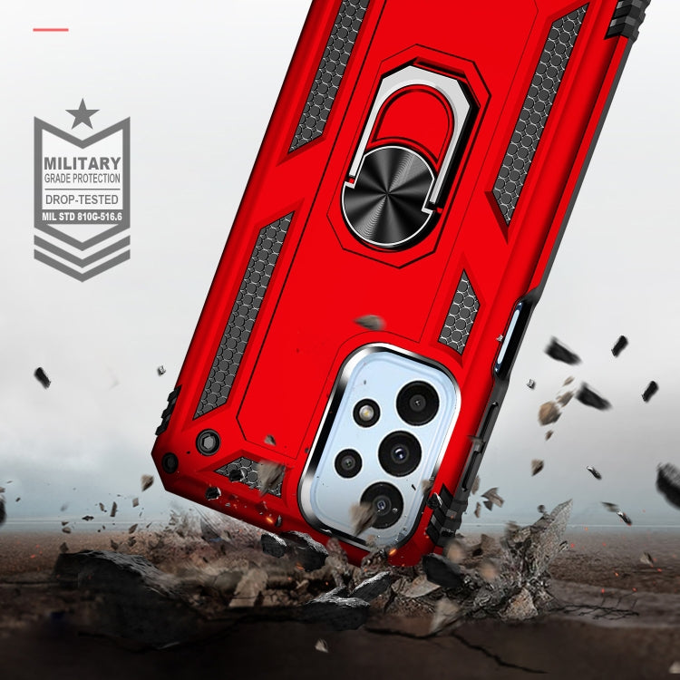 For Samsung Galaxy A23 Shockproof TPU + PC Phone Case with Holder