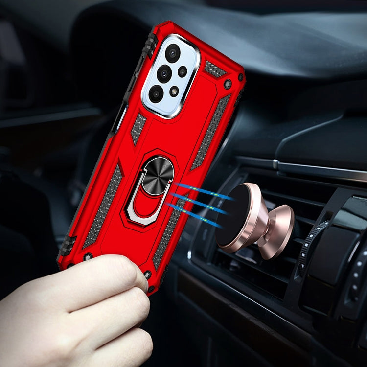 For Samsung Galaxy A23 Shockproof TPU + PC Phone Case with Holder