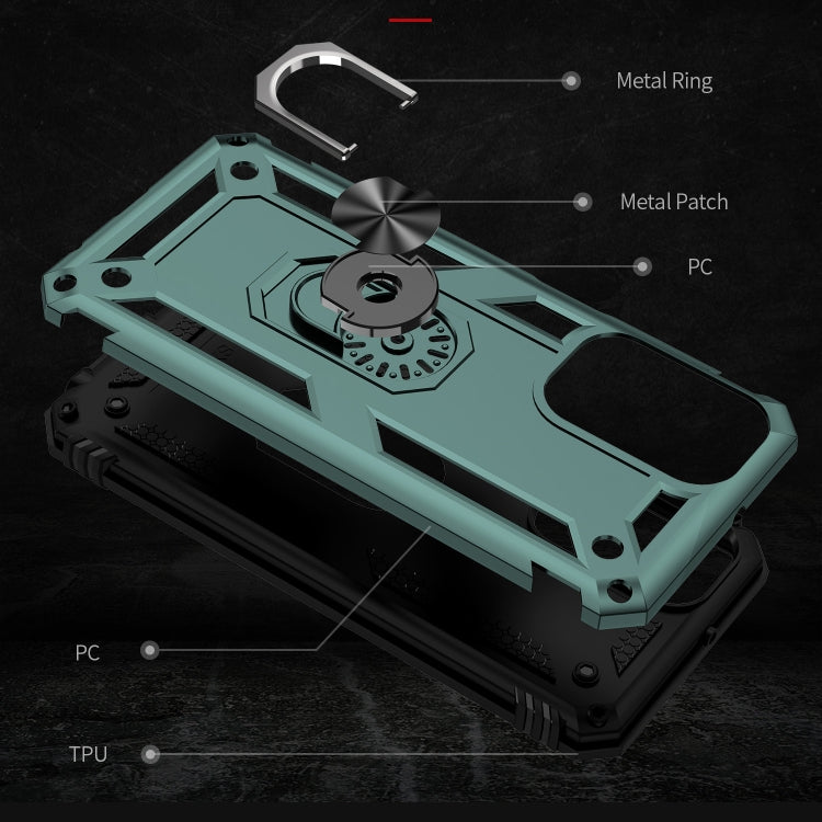 For Samsung Galaxy A23 Shockproof TPU + PC Phone Case with Holder