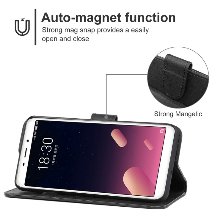 Leather Phone Case For Meizu Meilan S6