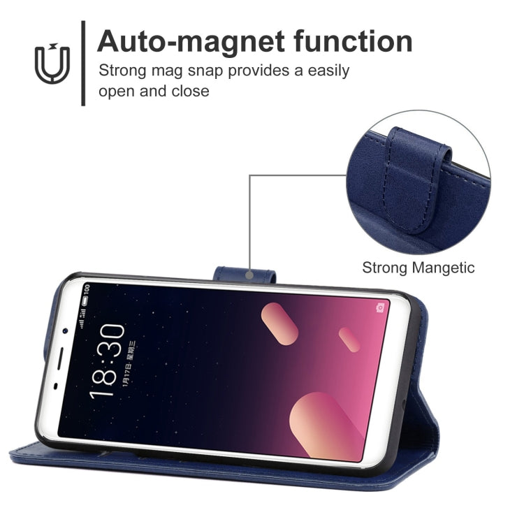 Leather Phone Case For Meizu Meilan S6