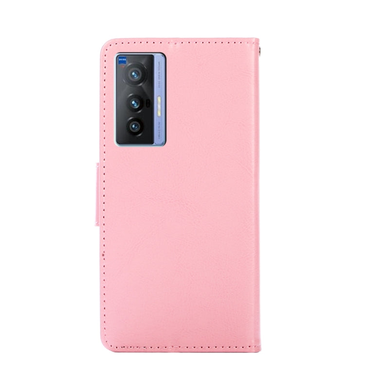 For vivo X70 Crystal Texture Leather Phone Case