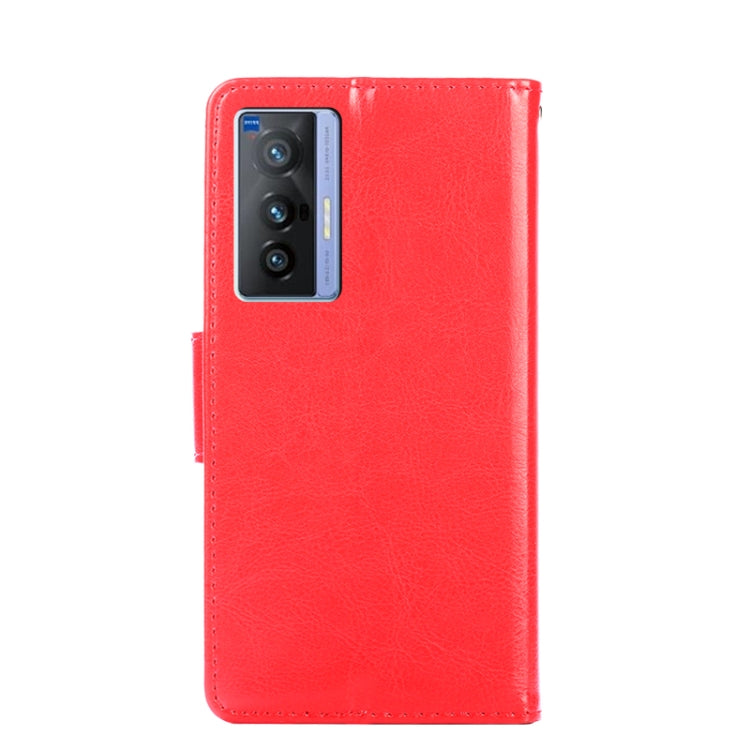 For vivo X70 Crystal Texture Leather Phone Case