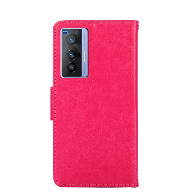 For vivo X70 Crystal Texture Leather Phone Case
