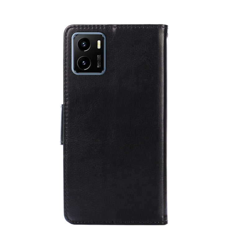 For vivo Y15s Foreign Version Crystal Texture Leather Phone Case