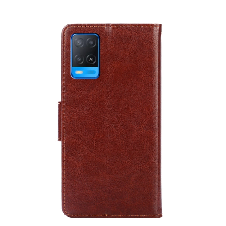 For OPPO A54 5G Crystal Texture Leather Phone Case