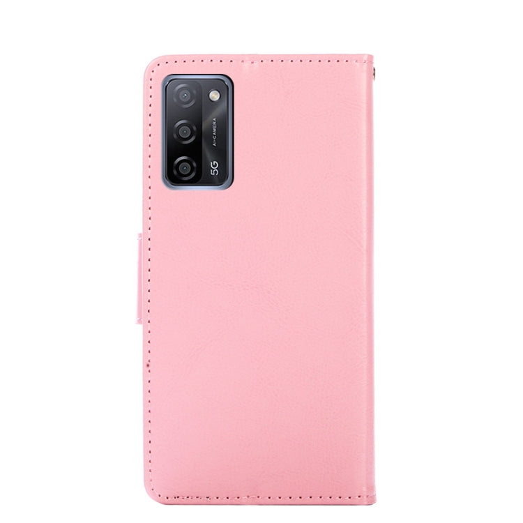 For OPPO A55 5G Crystal Texture Leather Phone Case