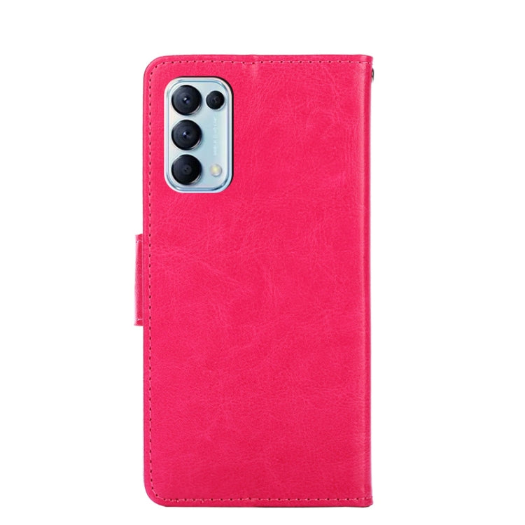 For OPPO Reno5 4G Crystal Texture Leather Phone Case