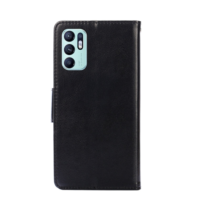For OPPO Reno6 4G Crystal Texture Leather Phone Case