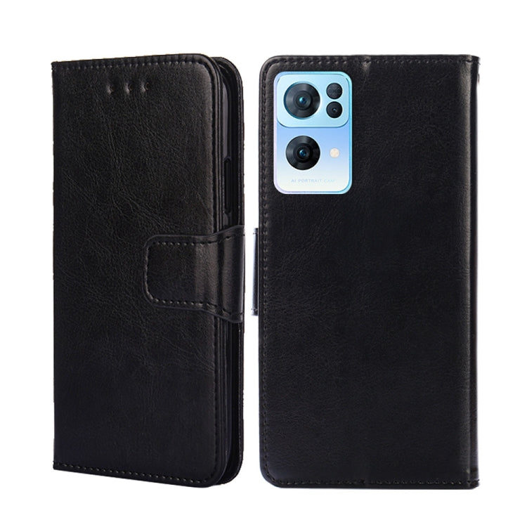 For OPPO Reno7 Pro 5G Crystal Texture Leather Phone Case