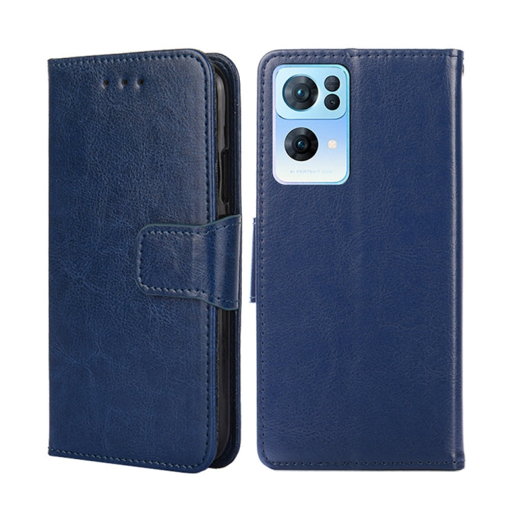 For OPPO Reno7 Pro 5G Crystal Texture Leather Phone Case