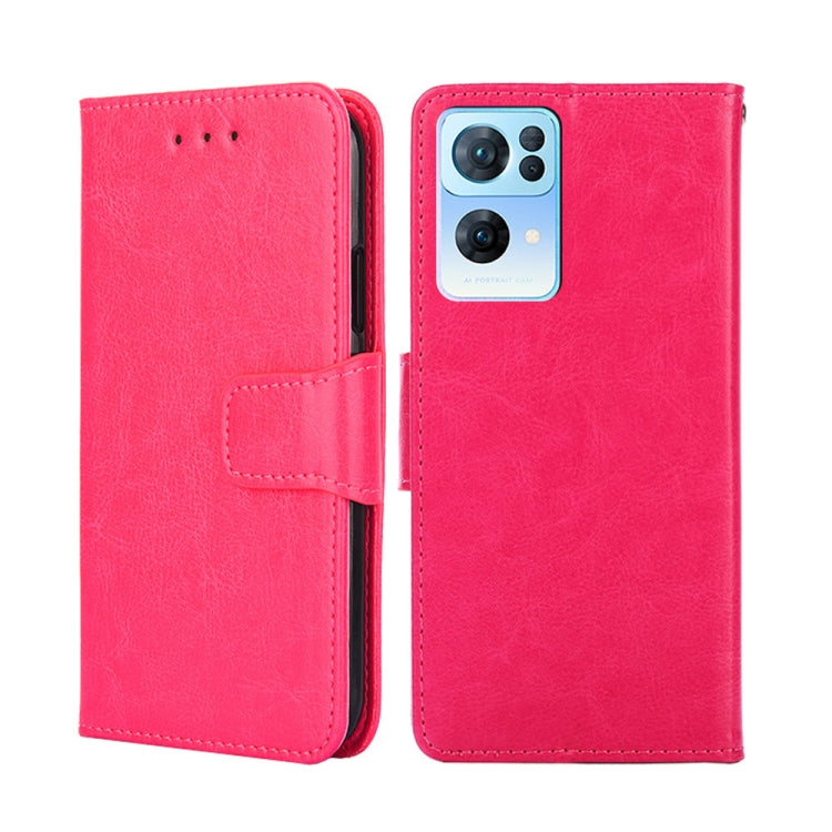 For OPPO Reno7 Pro 5G Crystal Texture Leather Phone Case