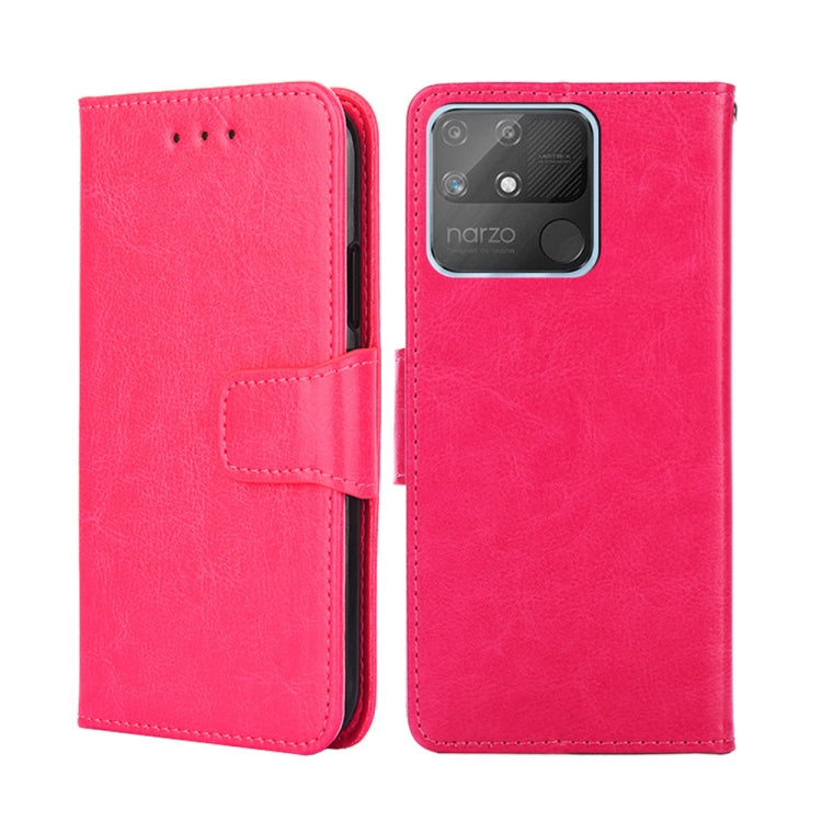 For OPPO Realme Narzo 50A Crystal Texture Leather Phone Case