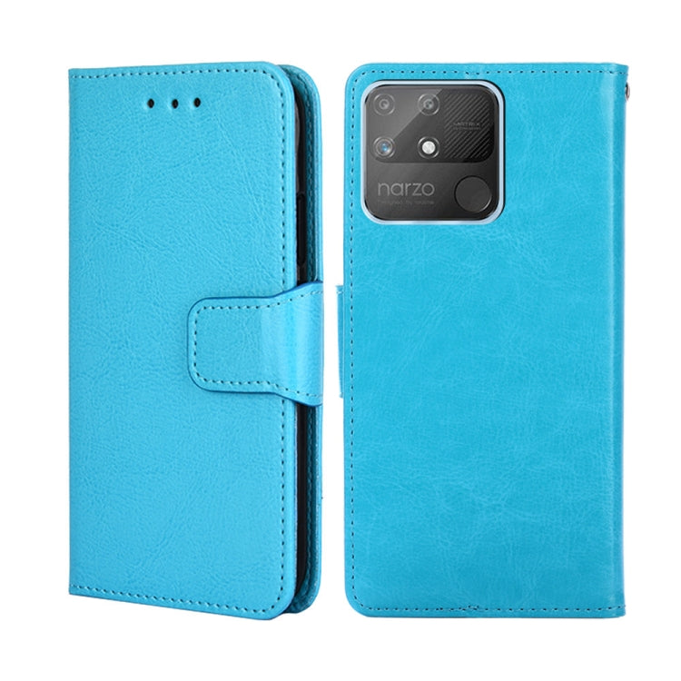 For OPPO Realme Narzo 50A Crystal Texture Leather Phone Case