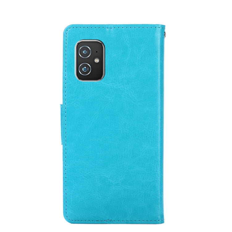 For Asus ZenFone 8 ZS590KS Crystal Texture Leather Phone Case