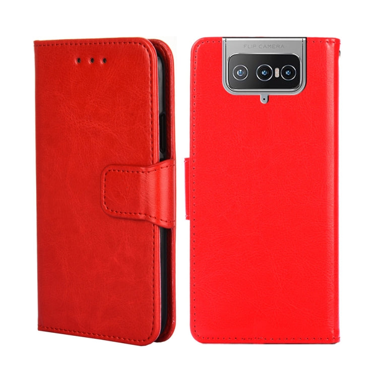 For Asus Zenfone 8 Flip Crystal Texture Leather Phone Case
