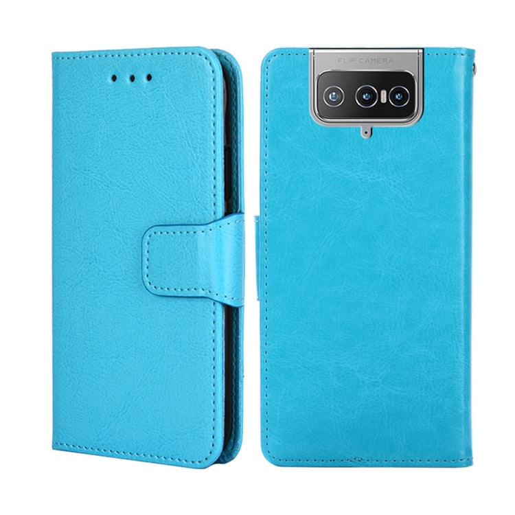 For Asus Zenfone 8 Flip Crystal Texture Leather Phone Case