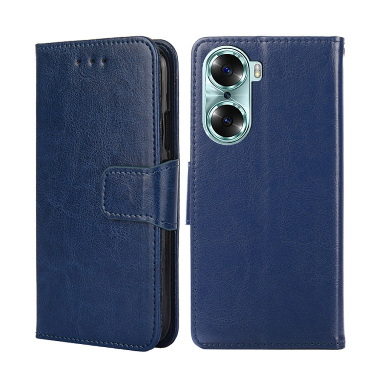For Honor 60 Crystal Texture Leather Phone Case