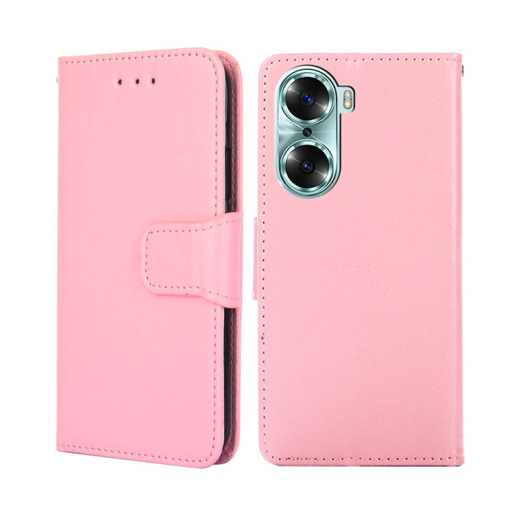 For Honor 60 Crystal Texture Leather Phone Case