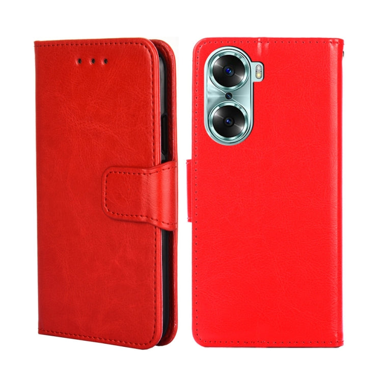 For Honor 60 Crystal Texture Leather Phone Case