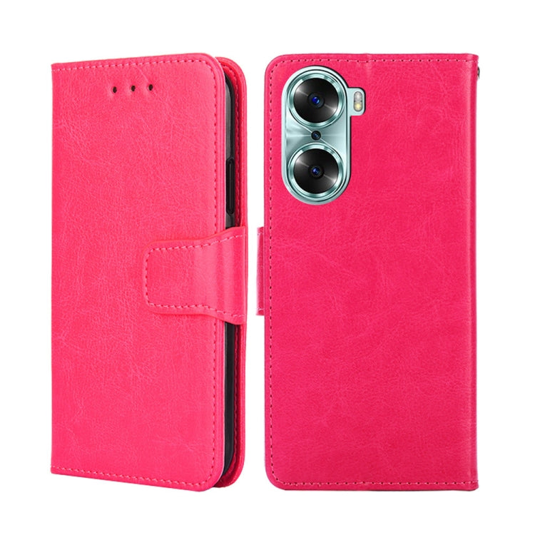 For Honor 60 Crystal Texture Leather Phone Case