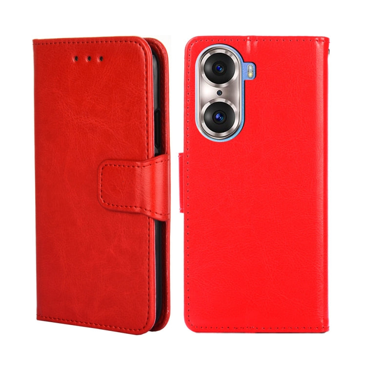 For Honor 60 Pro Crystal Texture Leather Phone Case