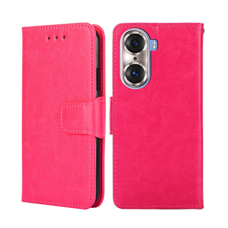 For Honor 60 Pro Crystal Texture Leather Phone Case