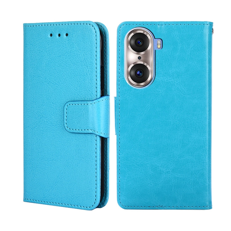 For Honor 60 Pro Crystal Texture Leather Phone Case