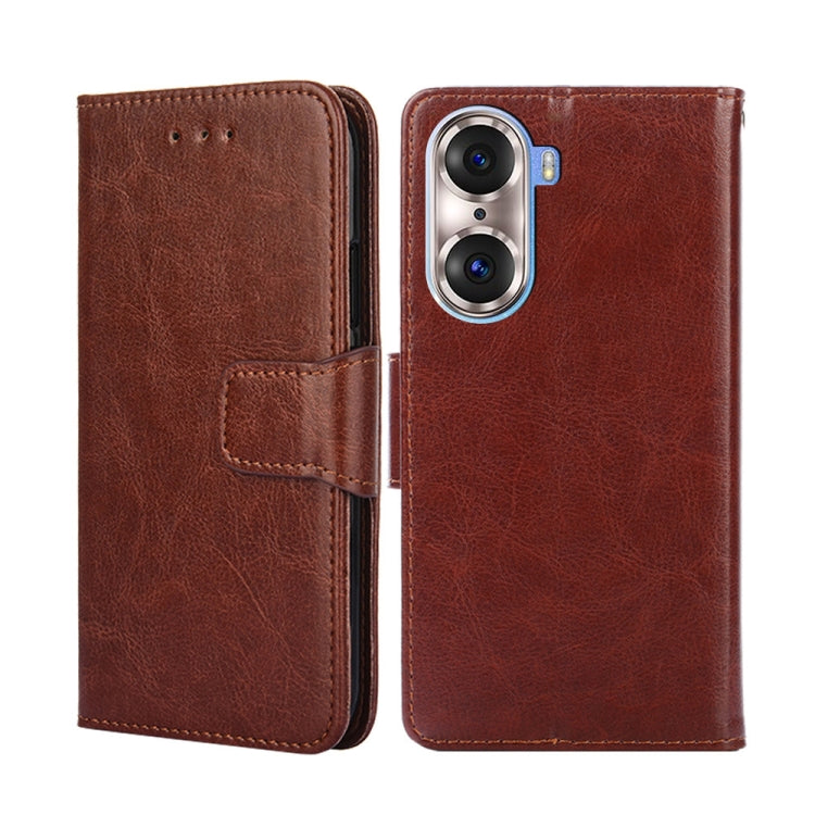 For Honor 60 Pro Crystal Texture Leather Phone Case