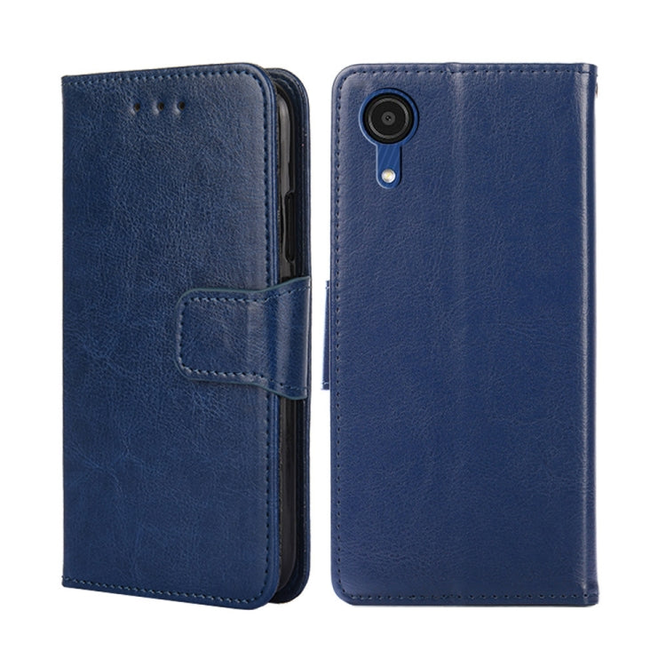 For Samsung Galaxy A03 Core Crystal Texture Leather Phone Case